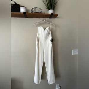 NWT Express Off-white Jumpsuit - Size 2